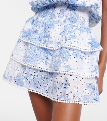 Jess broderie anglaise cotton minidress | Melissa Odabash