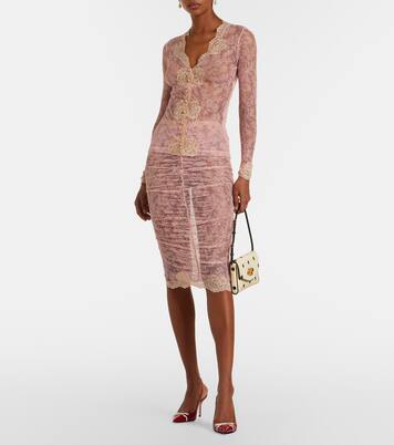 Floral sheer lace cardigan | Valentino