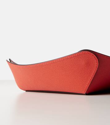 Vide-poches Medium Safran en cuir | Giobagnara
