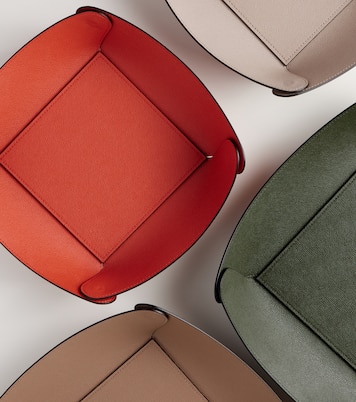 Vide-poches Medium Safran en cuir | Giobagnara