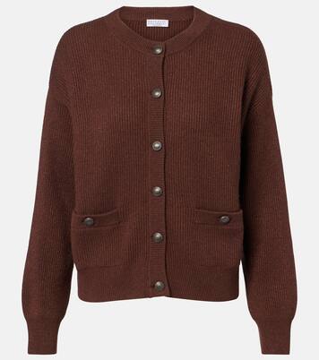 Cashmere-blend cardigan | Brunello Cucinelli