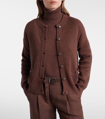 Cashmere-blend cardigan | Brunello Cucinelli