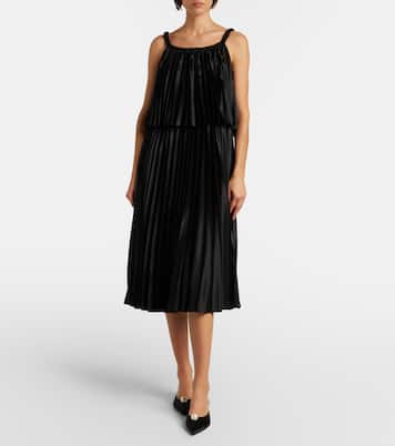 Satin midi dress | Noir Kei Ninomiya