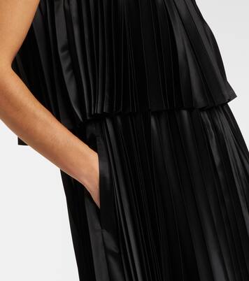 Satin midi dress | Noir Kei Ninomiya