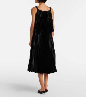 Satin midi dress | Noir Kei Ninomiya