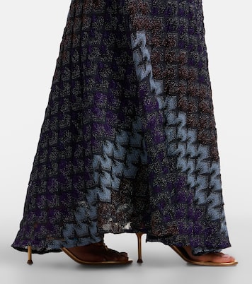 تنورة ماكسي محبوكة من اللاميه | Missoni
