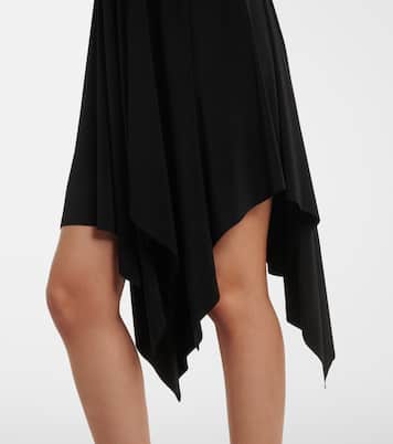 Draped halterneck jersey minidress | Norma Kamali