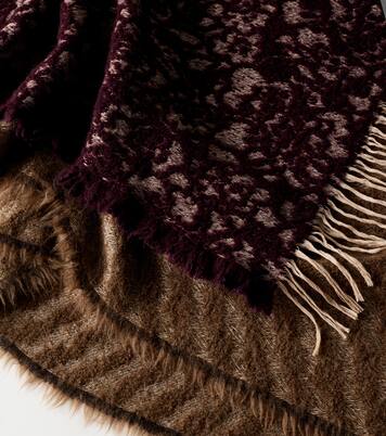 Malghe wool and cotton-blend throw | The House of Lyria