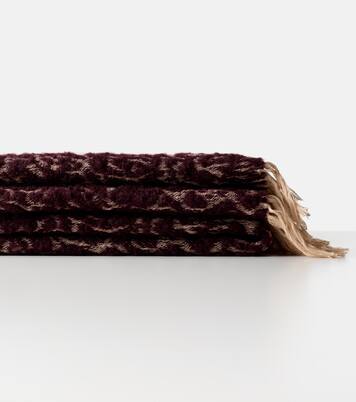Malghe wool and cotton-blend throw | The House of Lyria