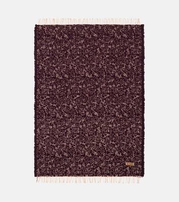 Malghe wool and cotton-blend throw | The House of Lyria