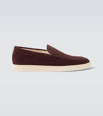 Zapatos slip-on Chevron de ante | Brunello Cucinelli