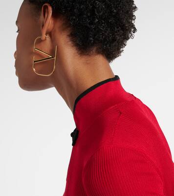 VLogo Signature earrings | Valentino