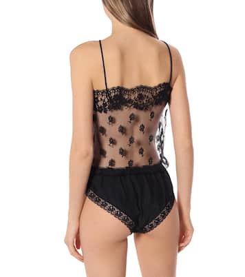 Floral-lace bodysuit | Stella McCartney