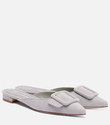 Maysale suede mules | Manolo Blahnik
