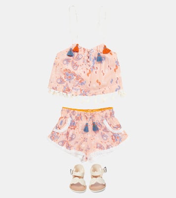 Mara printed tank top | Poupette St Barth Kids