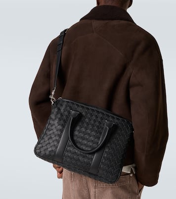Maletín de piel Intrecciato | Bottega Veneta