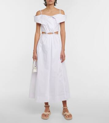 Robe longue Ansley en coton mélangé | Simkhai