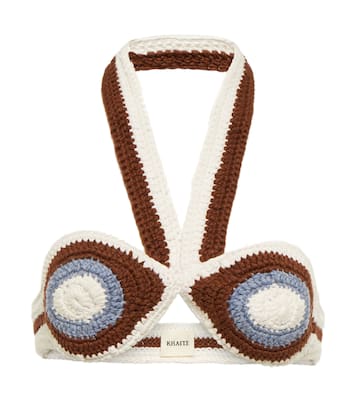 Jolie cashmere halterneck bralette | Khaite