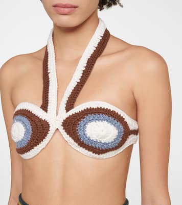 Jolie cashmere halterneck bralette | Khaite