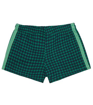 Houndstooth cotton shorts | Mini Rodini
