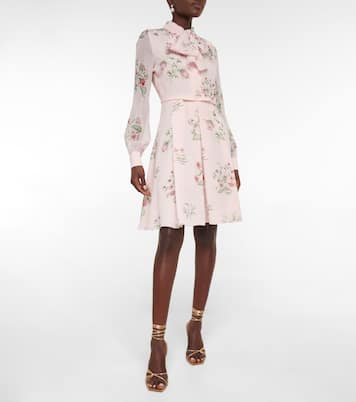 Robe en soie à fleurs | Giambattista Valli