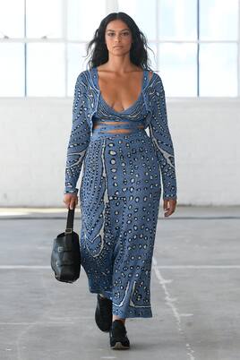 Cropped-Cardigan Damisi aus Jacquard-Strick | Altuzarra