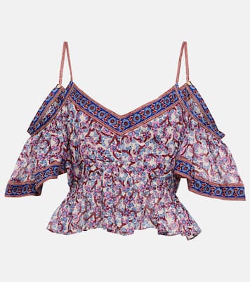 Bedrucktes Top Garuva aus Baumwolle | Marant Etoile