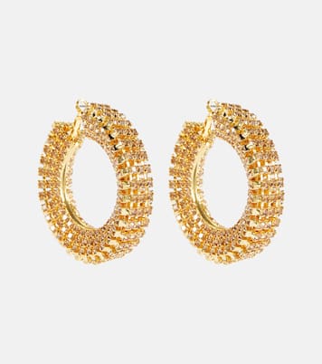 Crystal-embellished hoop earrings | Magda Butrym