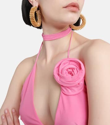 Crystal-embellished hoop earrings | Magda Butrym