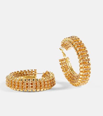 Crystal-embellished hoop earrings | Magda Butrym