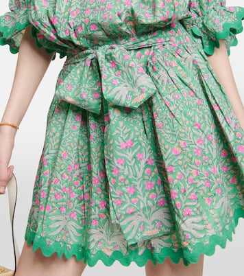 Robe chemise en coton à fleurs | Juliet Dunn