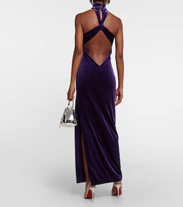 Cleveland velvet gown | Galvan