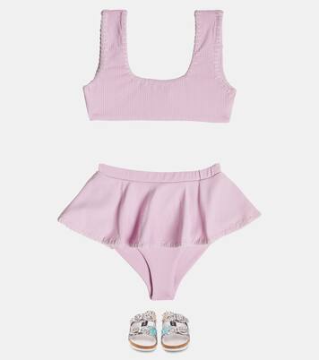 Trulli embroidered bikini top | Marysia Bumby