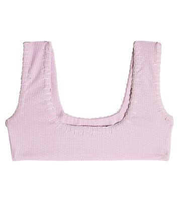 Trulli embroidered bikini top | Marysia Bumby