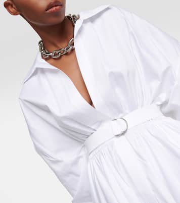 Robe chemise en coton | Norma Kamali