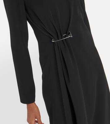 Embellished crêpe midi dress | Prada