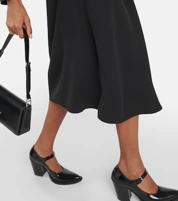 Embellished crêpe midi dress | Prada