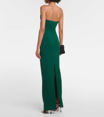 Bustier-Robe Origami aus Wolle | Roland Mouret