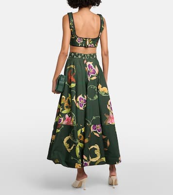 Besticktes Cropped-Top Amanda Marina | Agua by Agua Bendita