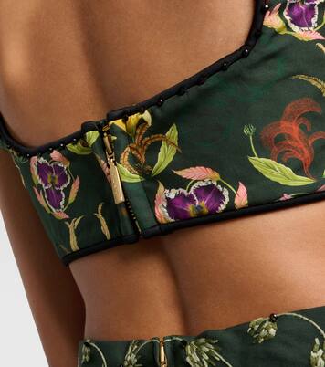 Besticktes Cropped-Top Amanda Marina | Agua by Agua Bendita