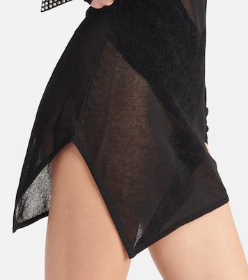 Robe asymétrique en coton | The Attico