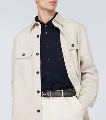 B Volute Scritto reversible leather belt | Berluti