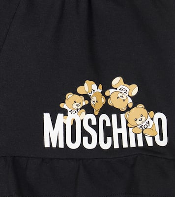Teddy Bear cotton-blend jersey shorts | Moschino Kids
