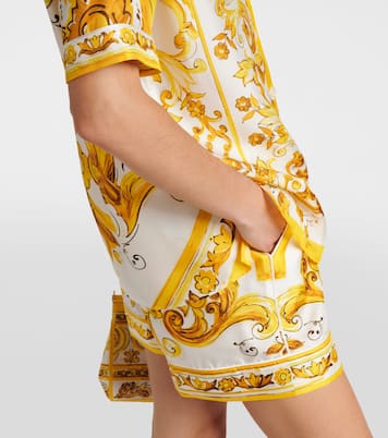 Hemd Majolica aus Seiden-Twill | Dolce&Gabbana