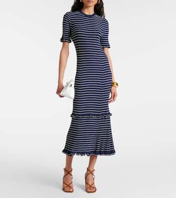 Robe longue Delpini rayée | Altuzarra