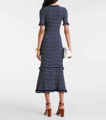 Robe longue Delpini rayée | Altuzarra