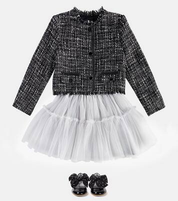 Bouclé jacket | Monnalisa