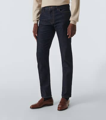Quarona mid-rise slim jeans | Loro Piana