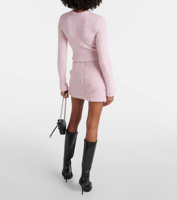 Cropped cotton-blend cardigan | Balenciaga