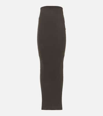 Dirt Pillar leather maxi skirt | Rick Owens
